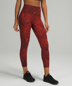 Lululemon Wunder Train High-Rise Tight 25 Azules Azules Rojos Negros | 351690SGE