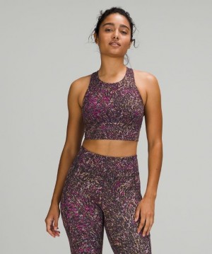 Lululemon Wunder Train Long-Line Bra Multicolor | 216495HUY