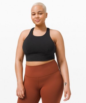 Lululemon Wunder Train Long-Line Bra Negros | 920164UGD