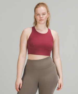 Lululemon Wunder Train Long-Line Bra Vino | 784125RQD