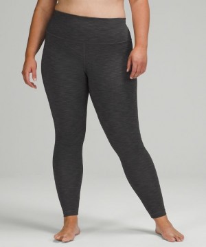 Lululemon Wunder Under High-Rise Tight 28 Brushed Full-On Luxtreme Negros | 532917HAK