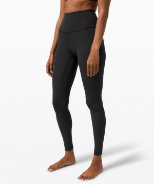 Lululemon Wunder Under High-Rise Tight 28 Brushed Full-On Luxtreme Negros | 756934JQI