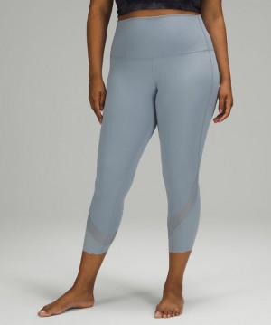 Lululemon Wunder Under Scalloped Hem High-Rise Crop 23 Chambray | 376412PXW
