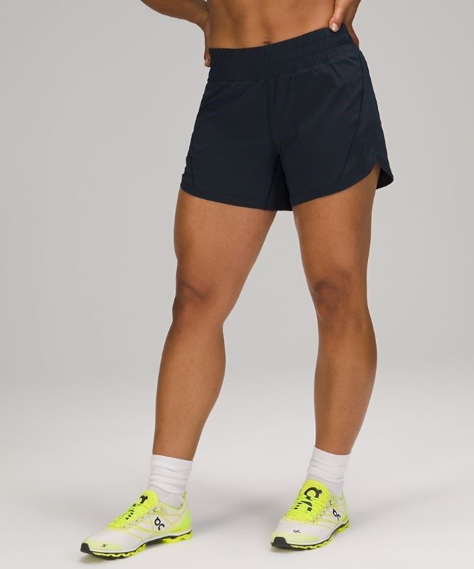 Short Lululemon En Linea Mexico Track That Mid Rise Short 5 Lined Mujer Azul Marino